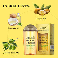 Sérum nourrissant à l'huile d'argan Moika 100ml, lissage et réparation