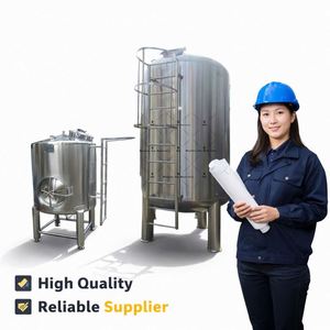 Réservoirs de stockage alimentaire en acier inoxydable de qualité industrielle SS304 316L pour l'industrie de la production alimentaire et des boissons, capacité de 50 à 30 000 L - Product Image 2