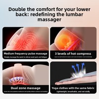 Ceinture de massage intelligente EMS pour la taille avec chauffage et vibrations pulsées, masseur abdominal électrique rechargeable, appareil de soin utérin, fitness