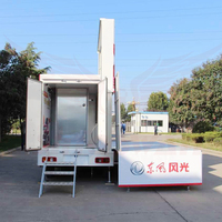 Camion de SINOSWAN ISUZU SR30 LED trois côtés LED comme LED énorme et levage pour le roadshow et la publicité avec le générateur