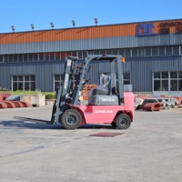 Chariot élévateur automatisé 1,5 tonne 1500 kg, moteur diesel, 3 m 4,5 m avec déplacement latéral, chariot élévateur de type nouveau