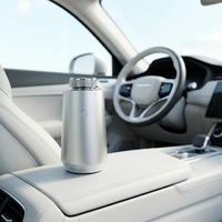 Diffuseur d'arômes portable en métal sans eau à air froid, contrôlé par application, avec lumière d'ambiance, Type-C, pour voiture et maison, pour huiles parfumées