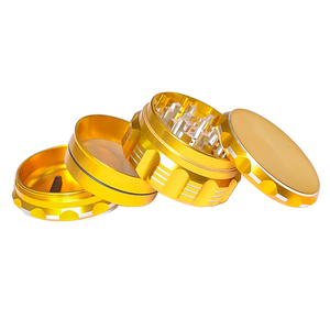 Manufacturer discount Hot sale 63MM aluminum alloy herbal <b>grinder</b> customized logo - Product Image 4