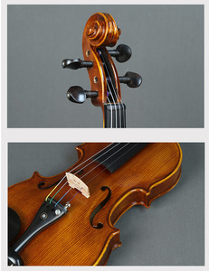 Violín de Alto Rendimiento Hecho a Mano de Estilo Italiano, Personalizado por Fábrica Mayorista OEM, Logotipo Personalizado para Marcas de Instrumentos Musicales - Product Image 4