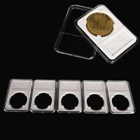 Boîte de rangement pour lingots d'or et d'argent de 84x56x8 mm, inserts personnalisables, PCCB, classement NGC, auto-scellant, pour pièces de monnaie