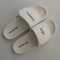 Chaussons personnalisés confortables et décontractés à lanières ajustables pour hommes, tongs blanches vierges personnalisables pour hommes