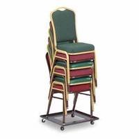 Chaise de banquet en métal d'acier inoxydable d'église empilable bon marché en gros