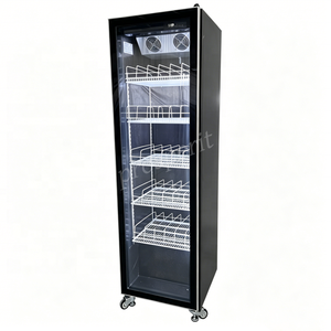 Réfrigérateur commercial à <span class=keywords><strong>porte</strong></span> unique pour boissons, vitrine verticale en verre pour bières, réfrigérateur de présentation multi-niveaux pour boissons - Product Image 1