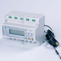 Compteur d'énergie triphasé sur rail DIN avec fonctionnalités bidirectionnelles Wi-Fi pour système de surveillance photovoltaïque, compteurs d'énergie RS485