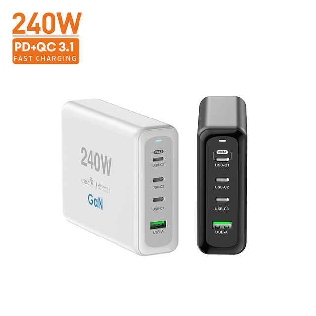 Factory Direct Fast PD 20W 35W 45W 65W 100W 140W 240W Type C GaN Laptop USB Charger for Samsung Macbook Air Pro iPhone 14