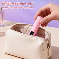 Lampe UV portable pour ongles en gel avec support, lampe à ongles avec écran LED, séchage rapide pour colle, strass, liner et gel