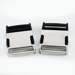 Hebilla de cinturón metálica de 40 mm de diámetro interior, de liberación lateral, de aleación de zinc, duradera, para accesorios de bolsos - Product Image 2