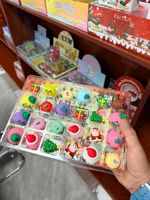 Calendrier de l'Avent Grinch de Noël : 24 Jours de Surprises, Boîte Mystère Squishy en Forme de Dumpling, Jouets Anti-Stress Fidget pour Filles