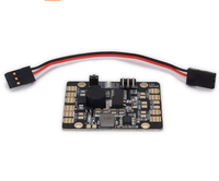 Carte de distribution d'alimentation FPV 5 en 1 PDB, double BEC 5V 12V, contrôle de la lumière LED, tracker, alarme de basse tension, quadricoptère UAV