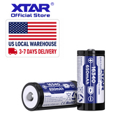 Batterie Li-ion rechargeable protégée 3,7 V 650 mAh (référence 16340) pour lampe torche haute performance et pointeur laser – Stock US