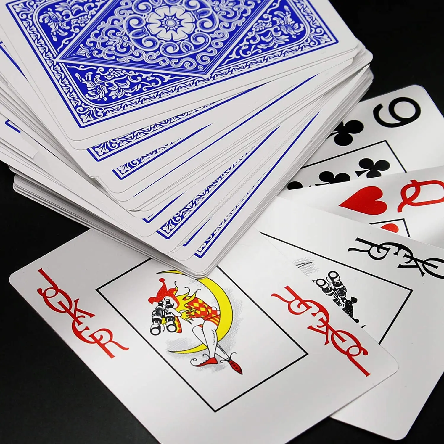 Poker Cards Decks Waterproof Plastic Playing Cards custom logo Texas Hold'em Poker cards