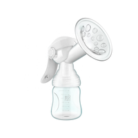 Extracteur de lait maternel de lactation confortable d'approvisionnement d'usine tire-lait manuel portatif de silicone