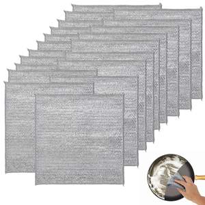 Scrubs secs humides Nettoie la vaisselle Éviers Chiffon de vaisselle en fil métallique Chiffons de vaisselle en fil métallique polyvalents - Product Image 2