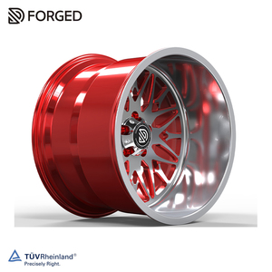 118BAGZ Nuove Ruote in Lega di Alluminio Forgiato per Camion 17-26 Pollici 20mm/25mm ET Cinque Razze Rosse Universali per F150 Raptor - Product Image 2