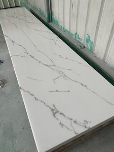 Vente chaude, design industriel moderne, feuille de surface solide en acrylique, matériau de construction, pierre de marbre pour plans de toilette - Product Image 4