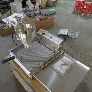 Mini thép không gỉ Men <span class=keywords><strong>Donut</strong></span> Máy làm với bóng Fryer đầy nạm và <span class=keywords><strong>Daisy</strong></span> <span class=keywords><strong>Donut</strong></span> thiết bị - Product Image 4