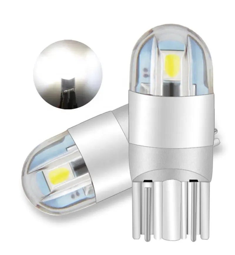 Bright Car 12V 24V w5w T10 LED Bulbs Canbus Non Polarity 2SMD for Car Interior Dome Map Door lamp led light Trunk Lamp