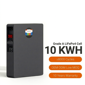 แบตเตอรี่เก็บพลังงานสำหรับบ้านประสิทธิภาพการชาร์จ-ดิสชาร์จสูง 51.2V 50AH 100AH 200AH 400AH แบบติดผนัง CAN HP1500K BMS LiFePO4 - Product Image 1