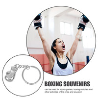 Porte-clés de boxe, mini gants de boxe, porte-clés 3D, pendentifs suspendus, breloques pour sac, cadeaux pour les fêtes sportives, cadeaux pour les couples