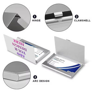 Tarjetero de Aluminio Personalizado con Logotipo, Porta Tarjetas de Crédito para Oficina de Abogados, Regalo Promocional Empresarial, Porta Tarjetas con Logotipo Personalizado - Product Image 2