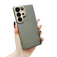 Coque de téléphone portable antichoc en PC rigide pour Samsung S26 Ultra, coque arrière magnétique pour Samsung S23