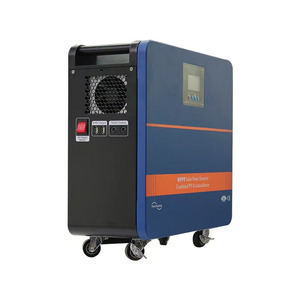 Home 12V 24V 1.2kw 2.2KW Invertor Mppt Pure Sine Wave Charge Controller Off Grid Power Station System <b>Solar</b> Hybrid - Product Image 5