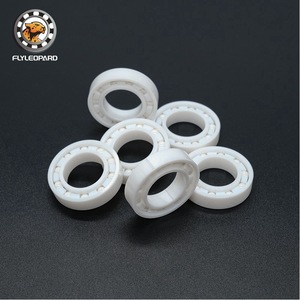 Roulements à billes à gorge profonde en céramique Flyleopard 10x22x6mm en oxyde de zircone sans étanchéité, simple rangée, métriques - Product Image 4