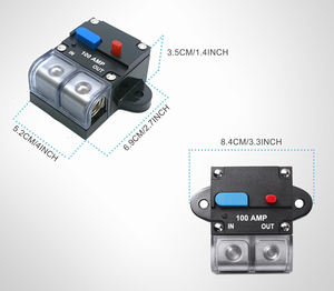 12V-48VDC 100 Amp Disjoncteur Réarmable Disjoncteur pour RVs Bateau À La Traîne Marine Camion Véhicules Stéréo Audio - Product Image 6