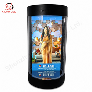 Pantalla LED Holográfica Cilíndrica 3D de 21.5 Pulgadas para Publicidad en Interiores, Ideal para Exhibiciones - Product Image 1