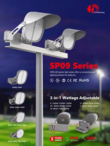 Projecteur LED ultra-lumineux pour haut mât 1000W, étanche IP66, haute luminosité 150000lm/W, pour stades de football, Lumileds5050 - Product Image 5