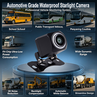 Caméra de véhicule professionnelle 1080P AHD, vue panoramique à 178 degrés, vision nocturne couleur, IP68, montage au plafond, caméra pour camion, flotte, OEM