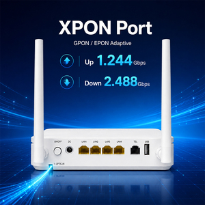 FTTH XPon ONT Dual Band WiFi5 Broadband Fiber Optic <b>Modem</b> Router 4 Gigabit LAN Ports USB VoIP Port 2.4G <b>5G</b> WiFi 20km - Product Image 2