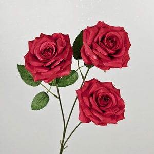 3 Têtes de Roses Artificielles Diamantées pour Mariage, Composition Florale de Salle, Décoration de Chemin, Décoration Intérieure, Moulage par Injection, Vente en Gros - Product Image 2