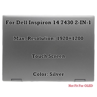 Layar Asli 14" untuk Dell Inspiron 14 7430 2-in-1 FHD+ LCD Layar Sentuh Perakitan Lengkap