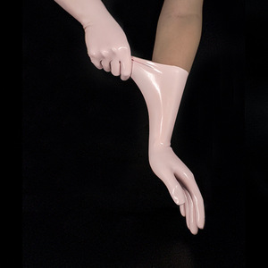 Scarletsin R-17 Jouets sexuels Gants courts en <span class=keywords><strong>latex</strong></span> tridimensionnels serrés brillants Accessoires de cosplay <span class=keywords><strong>sexy</strong></span> - Product Image 2