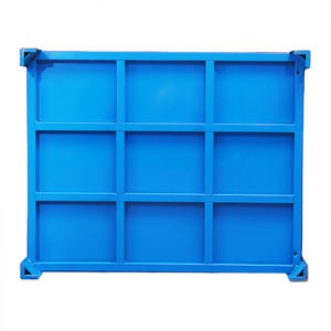 Poubelles en acier personnalisées pour vrac Boîte de rangement industrielle Conteneurs métalliques personnalisés Cage de rangement en entrepôt Stockage de marchandises en vrac - Product Image 5