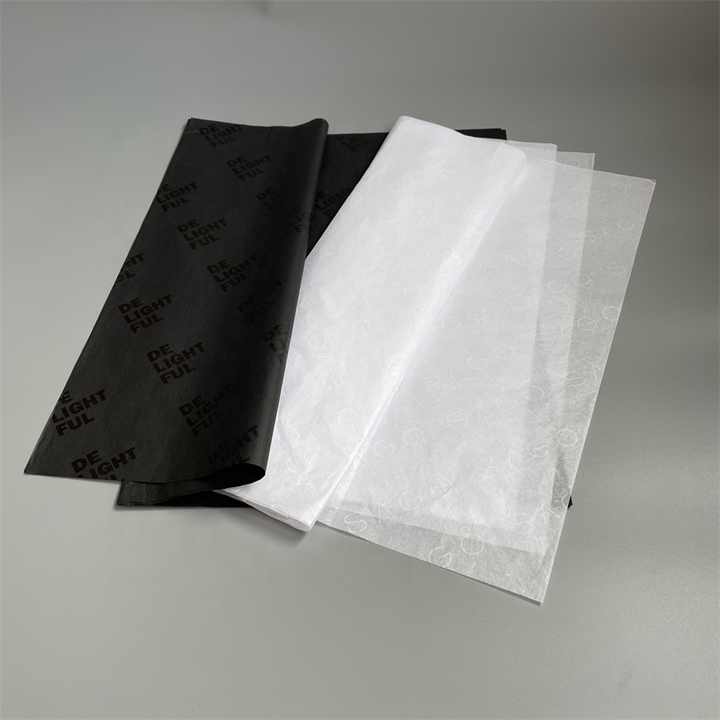 Custom 17G Thinner Wrapping Tissue Paper LOGO Print 50*70Cm Waterproof ...