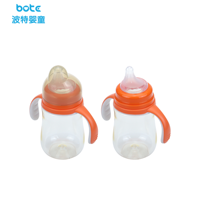 Bebas BPA PPSU Leher lebar Botol susu bayi 160ml 240ml 320ml OEM Produsen Logo kustom Dengan merek Anda Pegangan Dot Botol susu