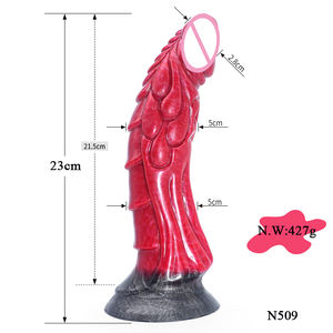 Фаллоимитаторы с фэнтезийным монстром, силиконовые фаллоимитаторы, секс-игрушка, реалистичный пенис, фаллоимитатор в масштабе дракона, 23 см, фабрика в Китае - Product Image 2
