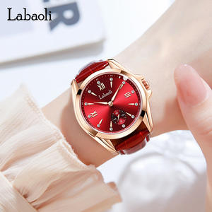 นาฬิกาควอตซ์หน้าปัดกลมสไตล์วินเทจสุดหรูสำหรับผู้หญิง - Product Image 4