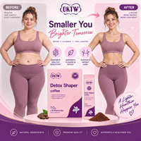 OKTW Poudre de café détoxifiante et amincissante pour une digestion saine, un nettoyage et une perte de poids, en stock, échantillons gratuits, marque privée