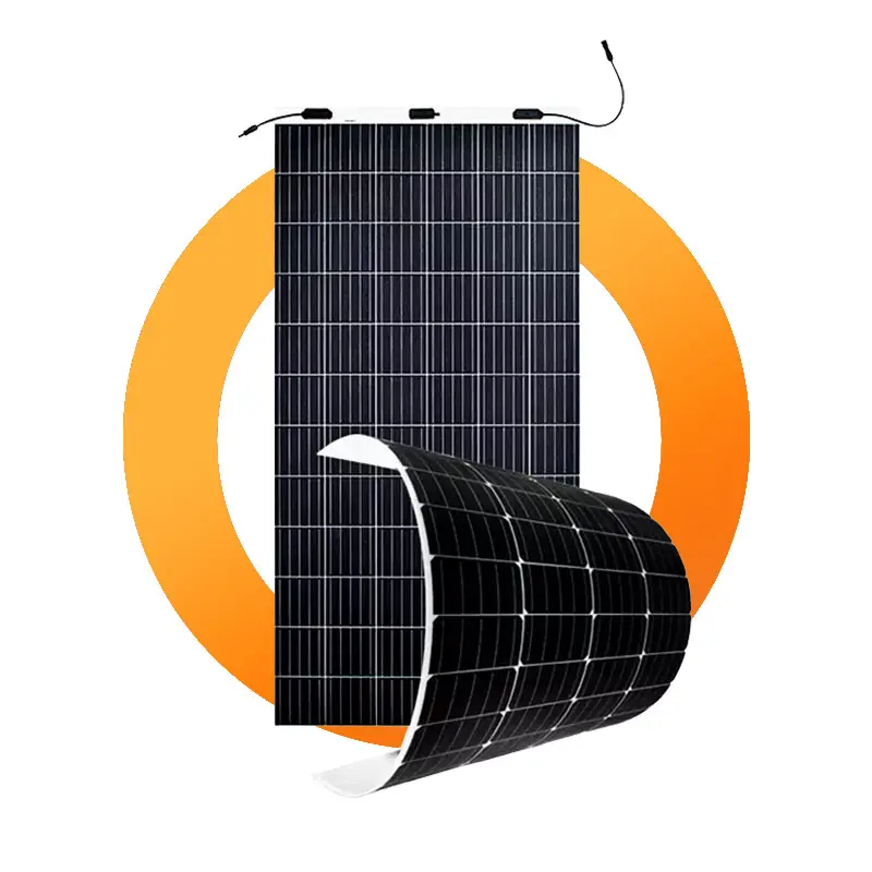 Paneles solares de flexibilidad moderna 100W 250W Panel solar portátil flexible para techo de barcos con cables
