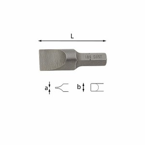 ดอกไขควงหัวแบน Usag ขนาด 0.8x5.5 มม. ความยาว 41 มม. รุ่น 661 แบบหัวมาตรฐาน เกรดอุตสาหกรรม - Product Image 1