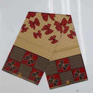 Spot produit africain imprimé <span class=keywords><strong>cire</strong></span> tissus vente chaude femmes robe matériaux 6 yards coton grande <span class=keywords><strong>cire</strong></span> - Product Image 4