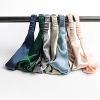Ensemble Robe en Soie Satinée et Bandeau Croisé Élastique Doux et Lisse pour Femme – Vente en Gros
